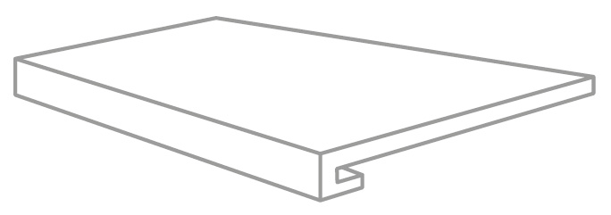 MMKM Ступень Allmarble Gradone Frappuccino Lux 32.5х116