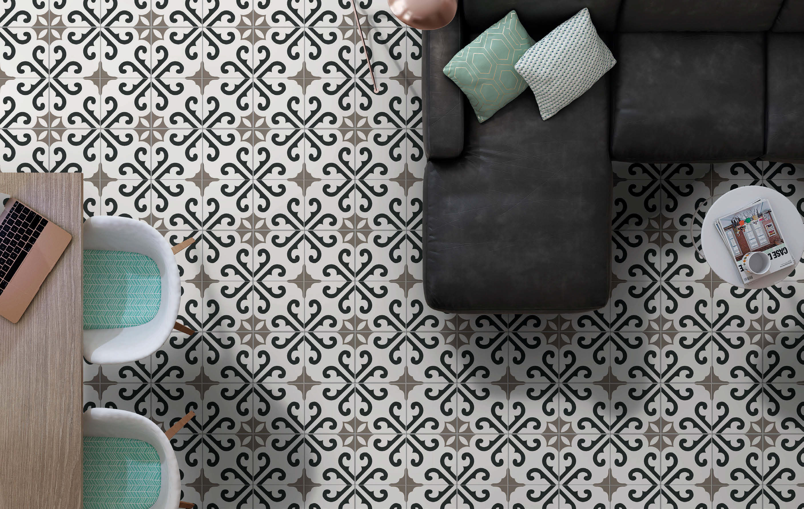 На пол Hidraulicos Brighton Blue - фото 4