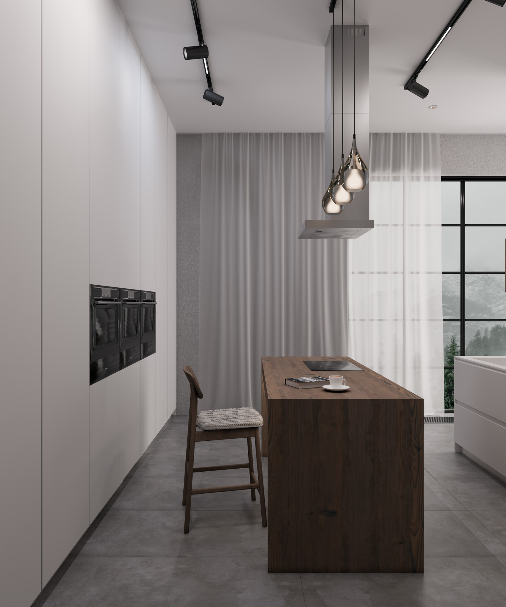 RT7005-A На пол Cementum Light Grey Matt Rustic 60x120 - фото 7