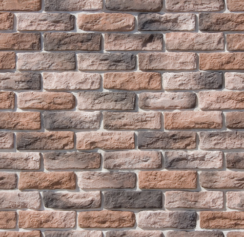 316-70 На стену Брюгге брик Коричневый 21x6.5