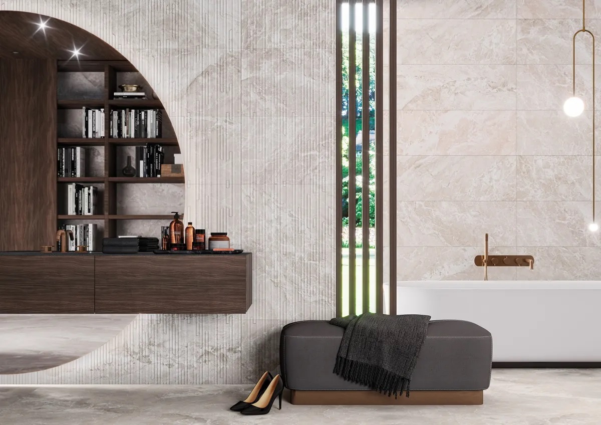 На пол Idyllic Fior Di Bosco Grey Honed - фото 7