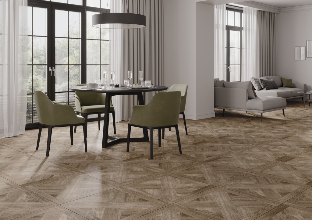 10 GCR G MN 0154 На пол Монца Бежево-серый матовый ректификат 60x60 - фото 2