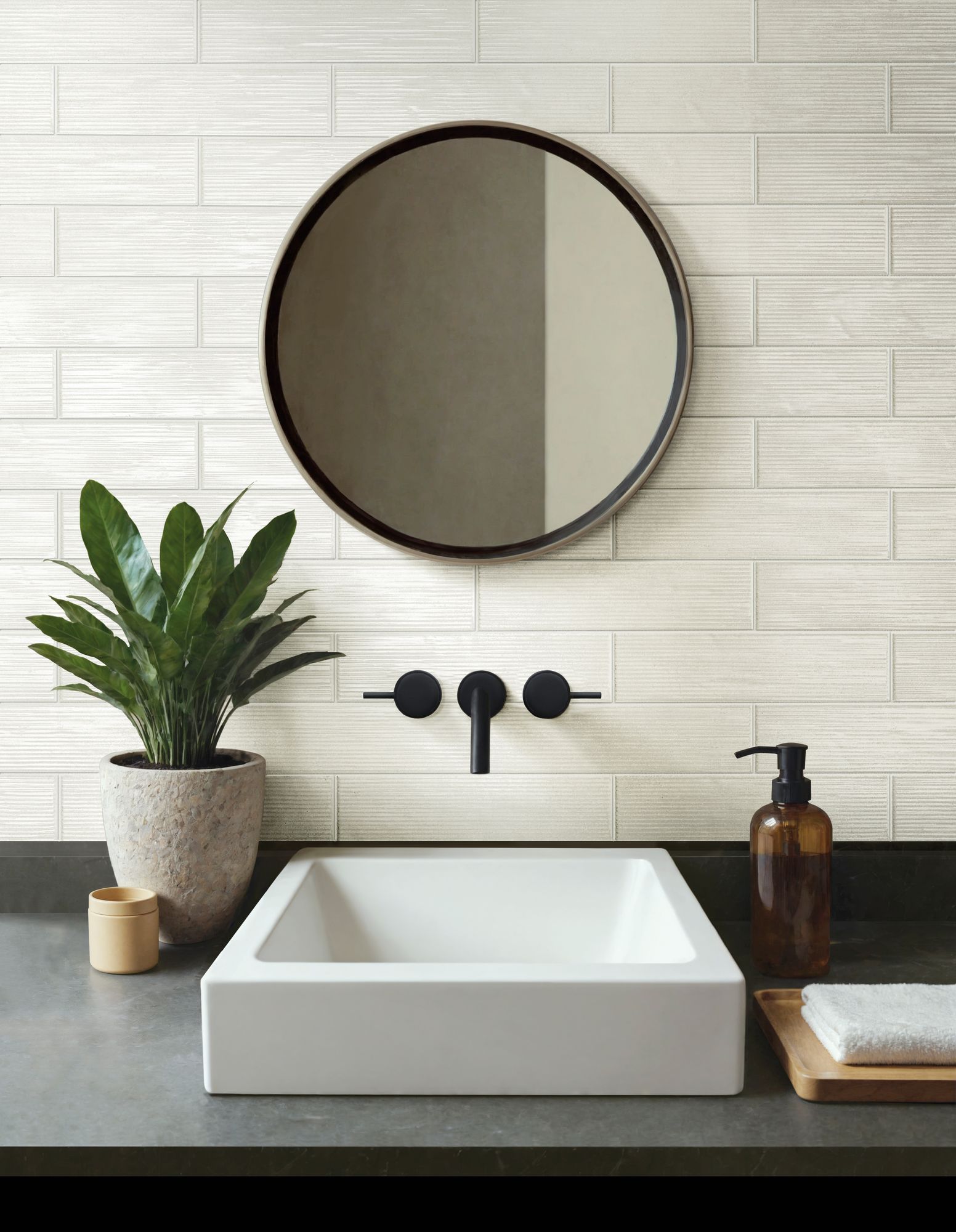 GRV371 На стену Swing White 7.5x30 - фото 5