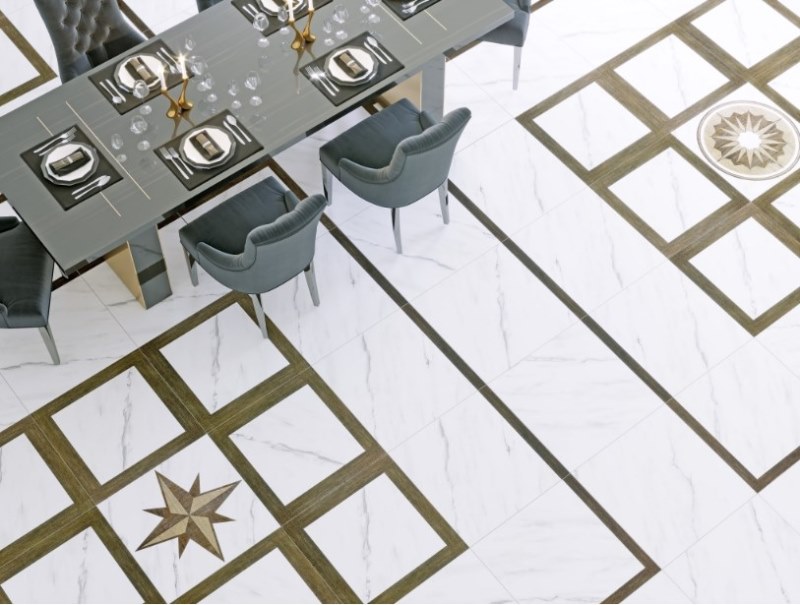 3 КL 0105 Декор Калакатта Лайт Орнамент 40x40 - фото 2