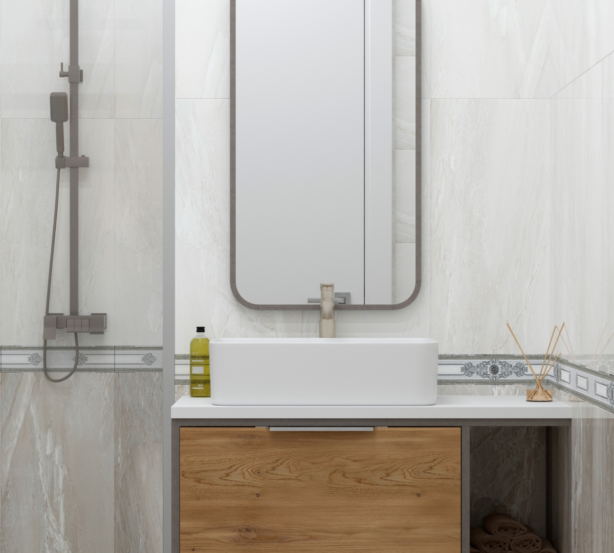 На пол Istambul Grey GP Grey 41.2x41.2 - фото 13