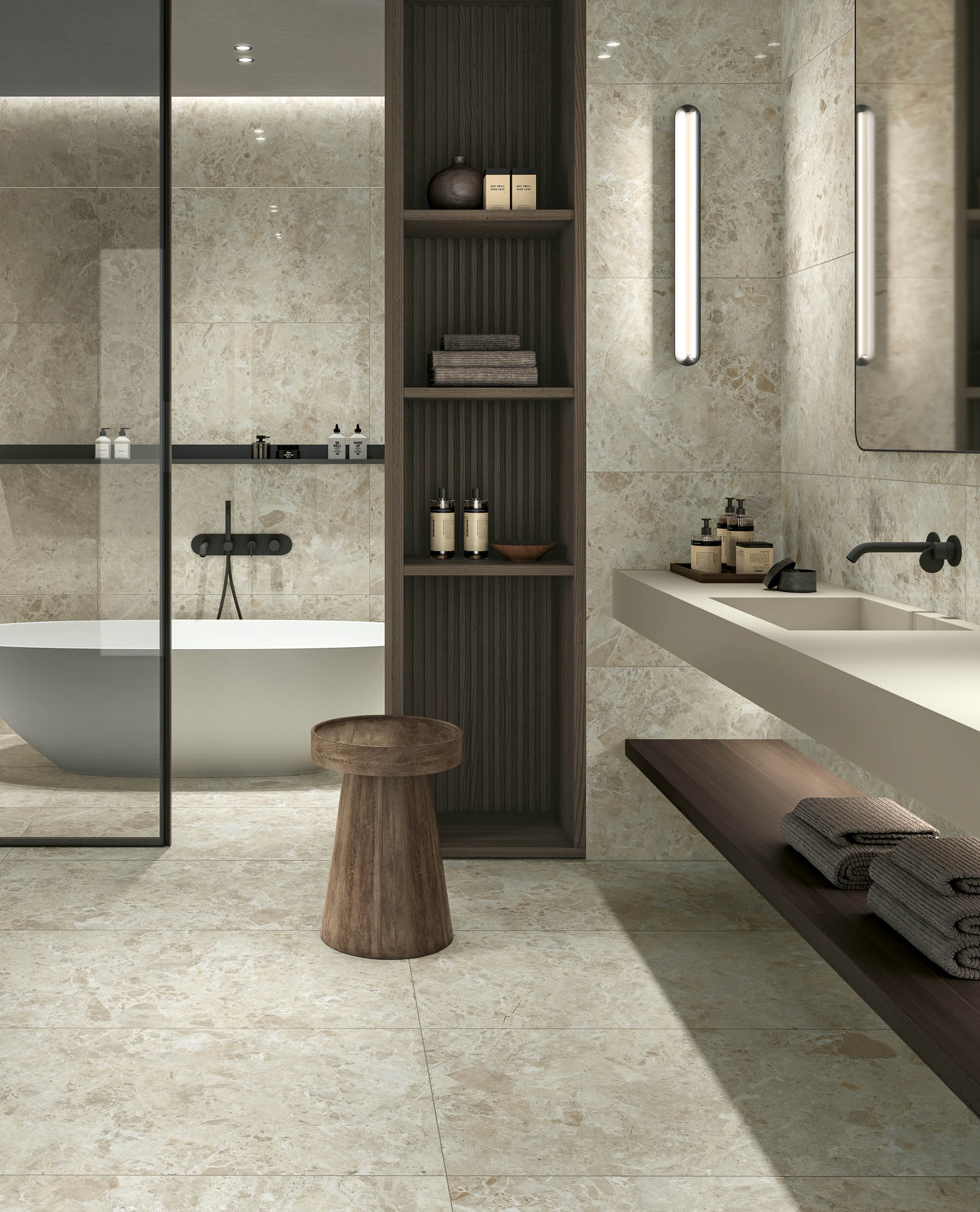 104718 На пол Breccia Paradiso Beige Levigato 8.5mm 60x120 - фото 20