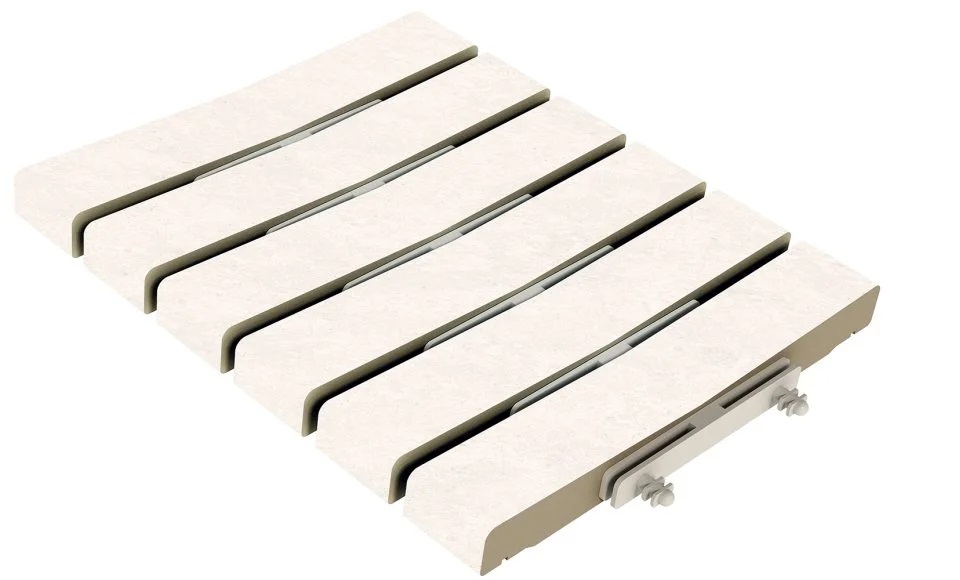 На пол Stone Решетка перелива 538 White R11/C 245х300х30