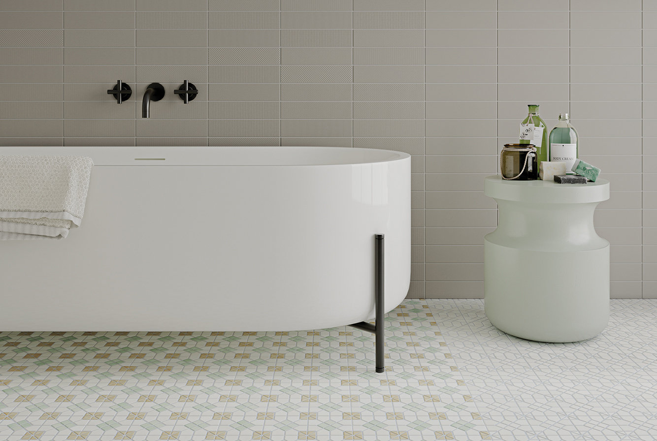 127126 На стену Texiture Pattern Mix Dove - фото 2