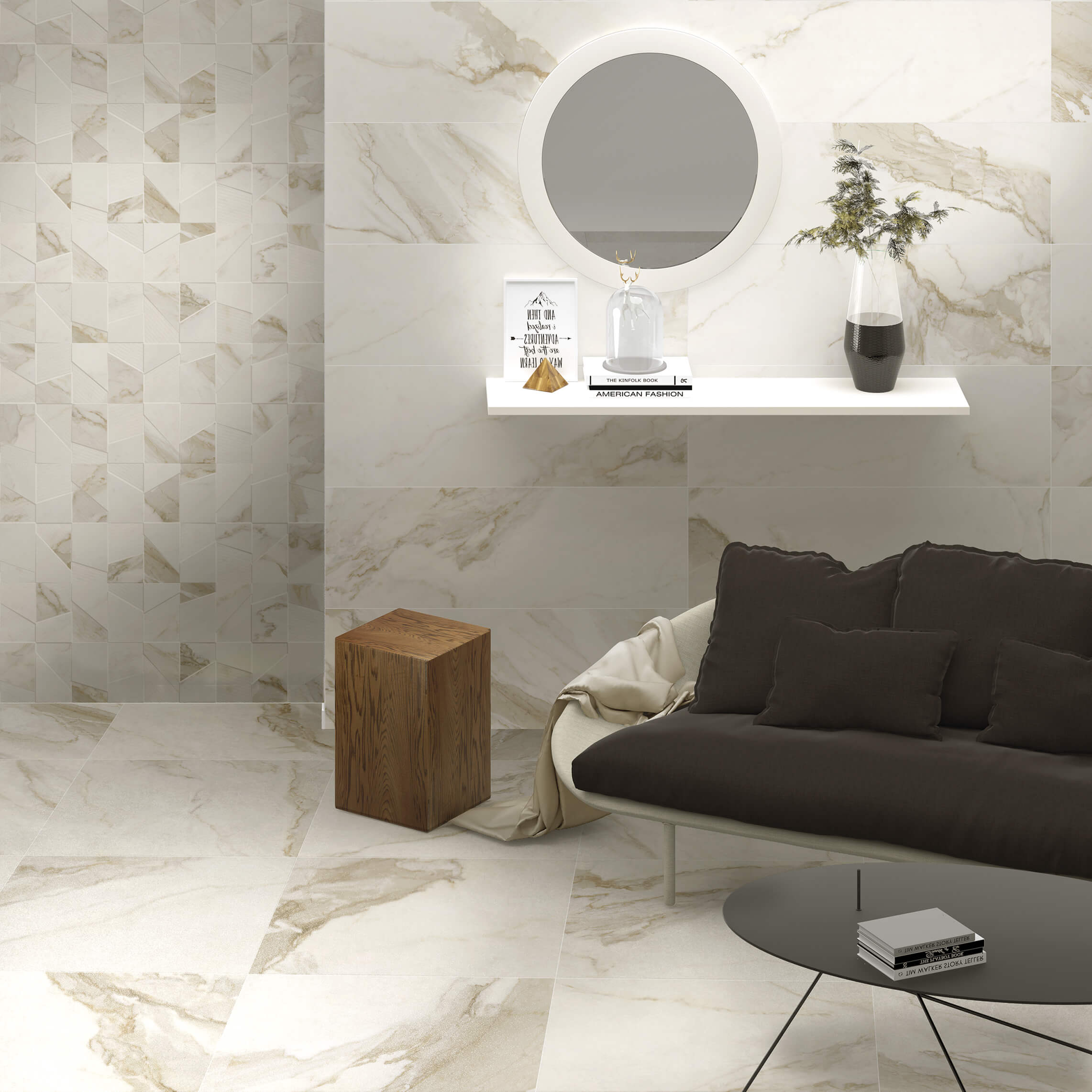 209 На стену Calacatta Art Gold Gold G3D - фото 15