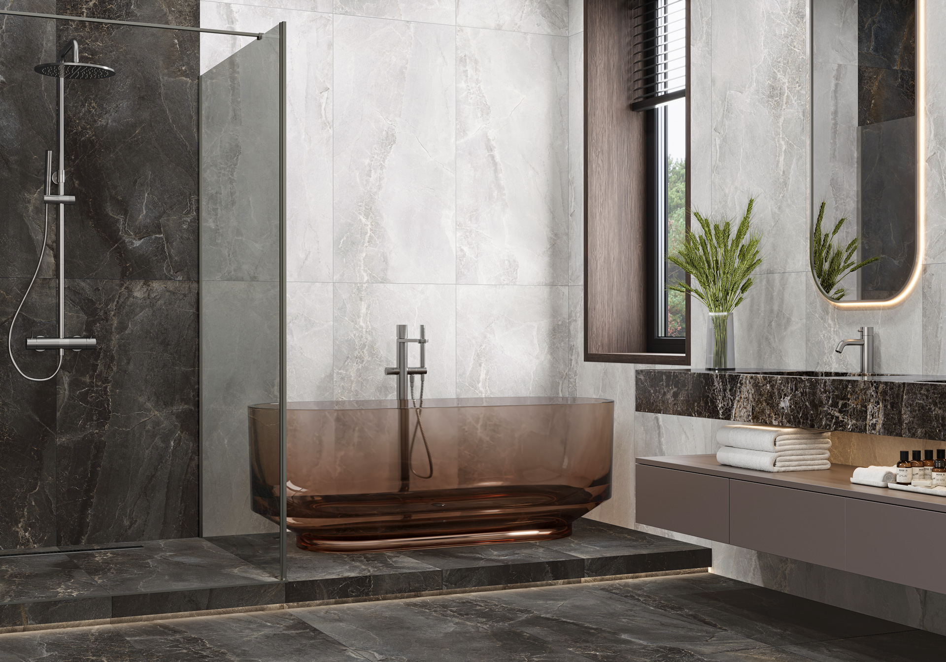 D120254L На пол Infinity Dark лаппатированный 1200x600x9.5 - фото 14