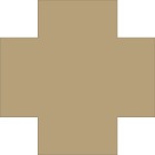 На пол Метлахская плитка 070CRLIN Cross 7 Linen LIN 7x7