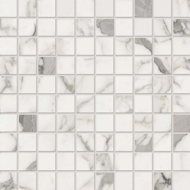 A2M1 Декор Elements Lux Calacatta Mosaico Lappato RT 30x30