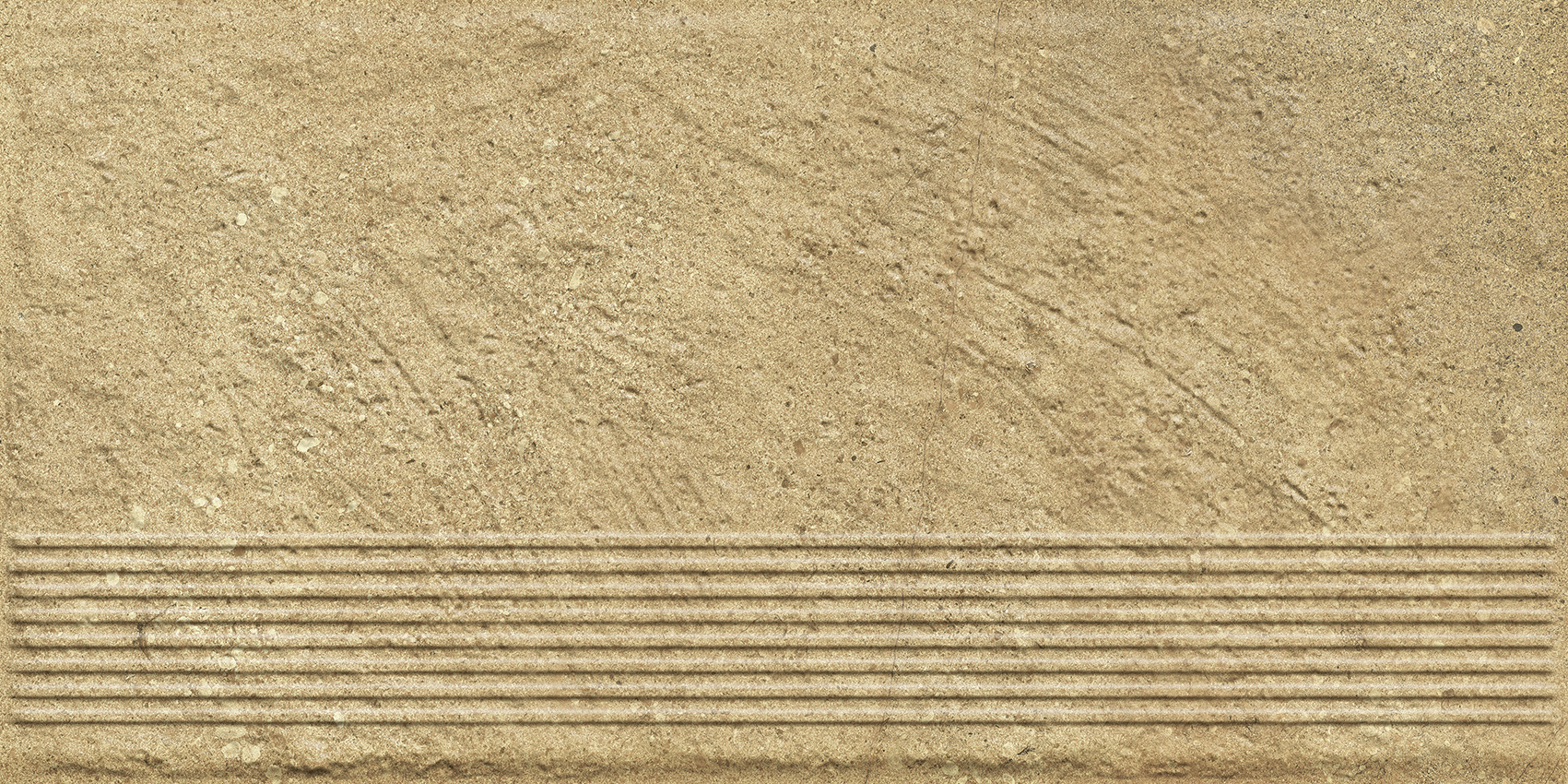 Ступень Eremite Beige Stopnica Prosta Struktura Mat B1a 30x60 - фото 5