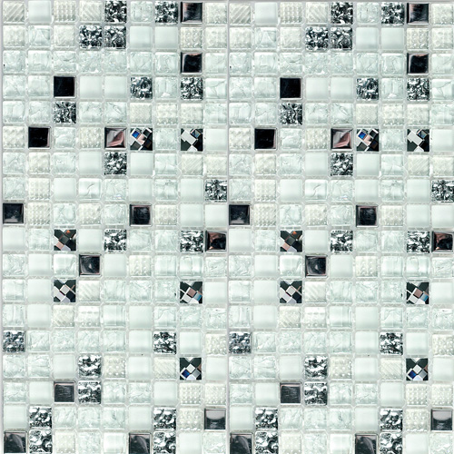 Crystal White 15*15 300*300 Напольная Керамическая мозаика Crystal White