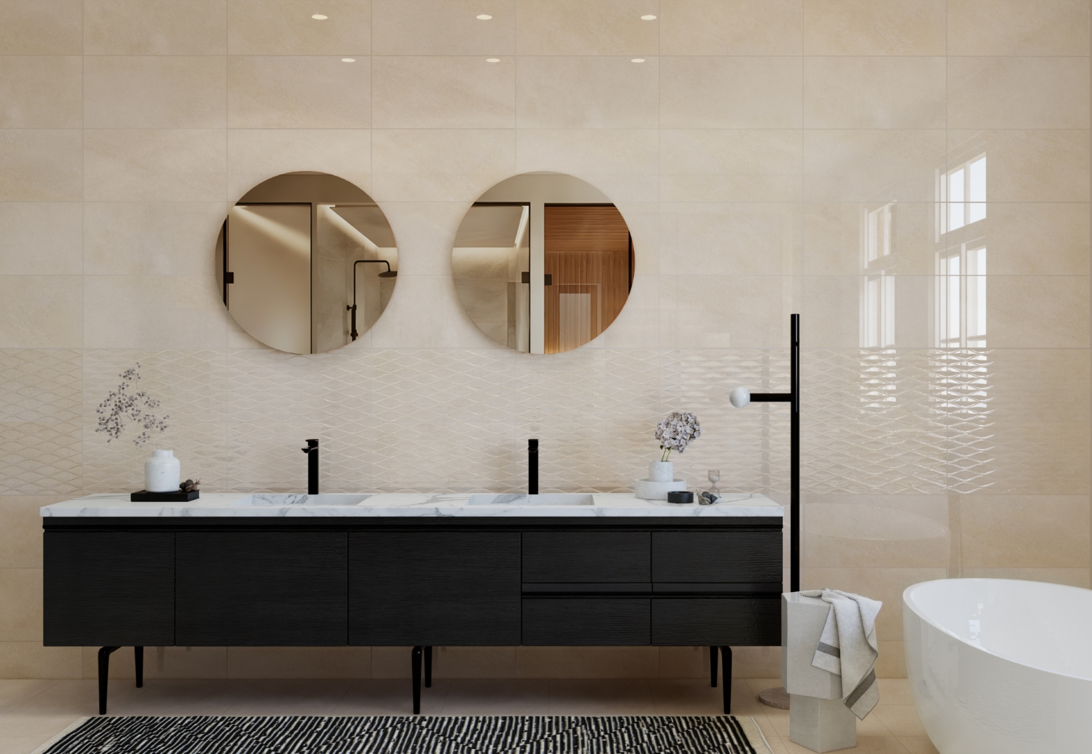 4810531165002 На стену Kiiro Sand Glossy Str. 30x60 - фото 10