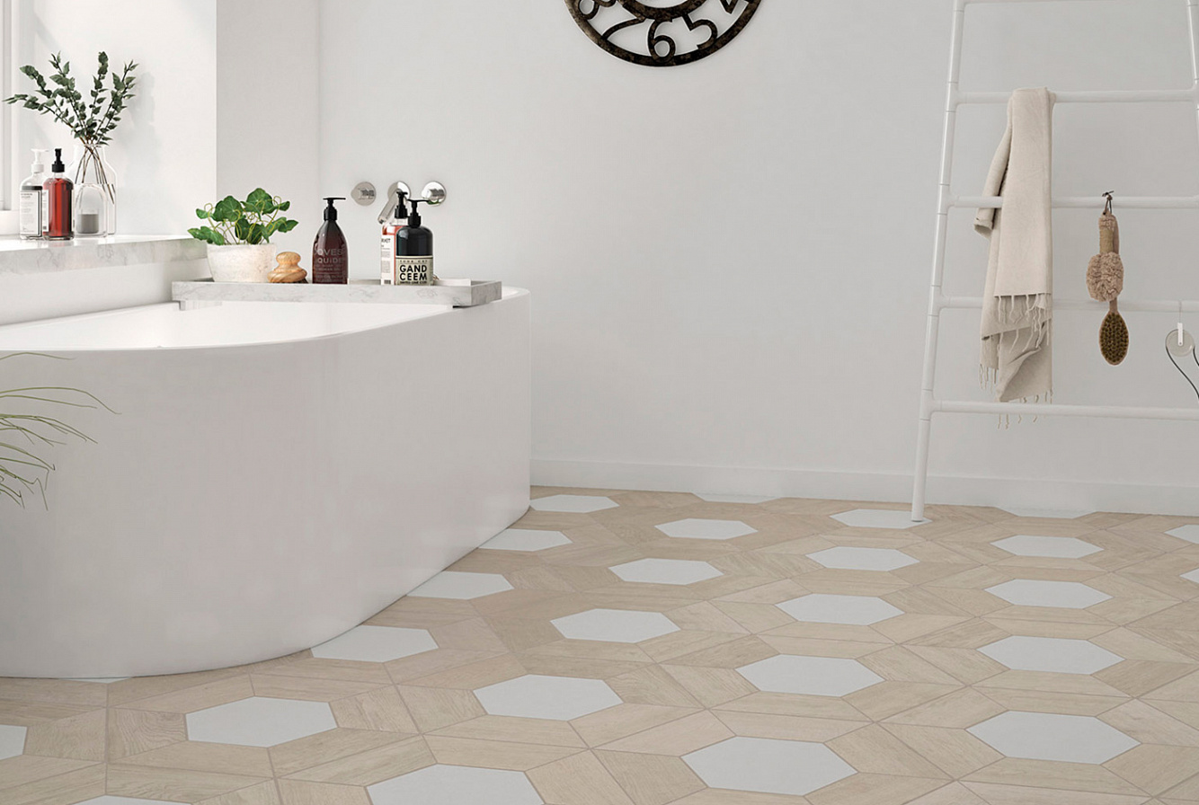 120279 На пол 60 Grad Chevron B Wood Dark - фото 16