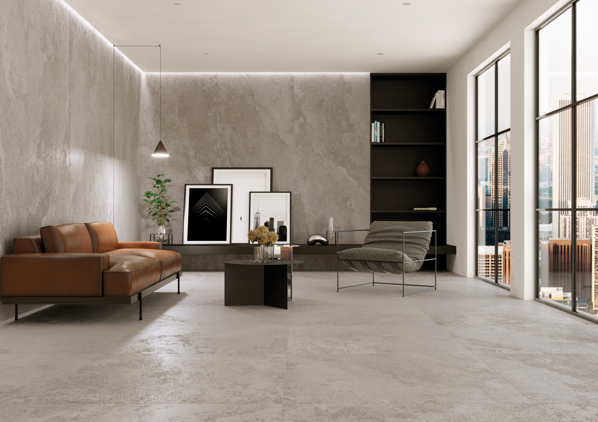 31972 На стену Chicago Mocha SP/R 50х150x0.75 - фото 2