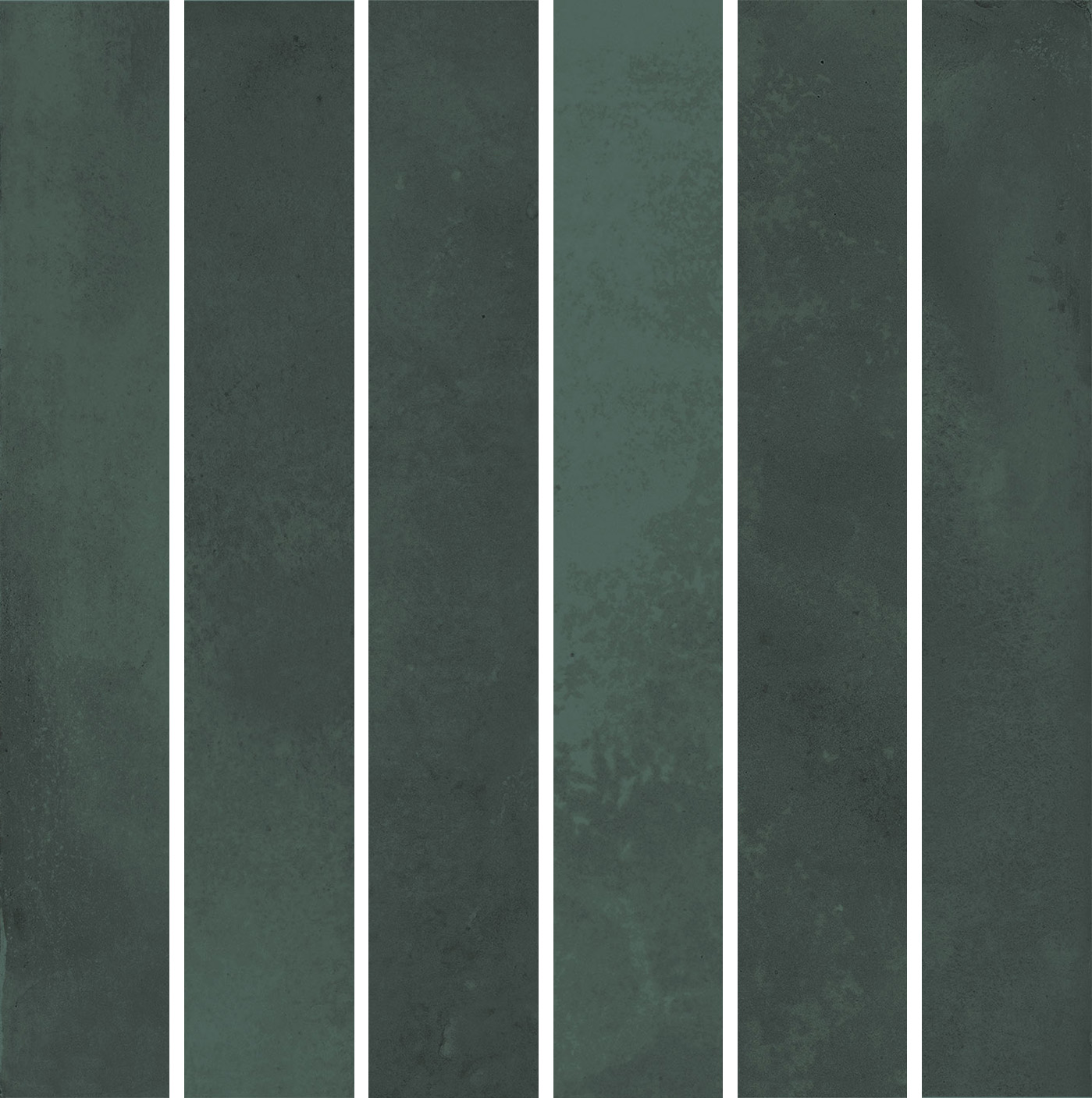 KMD2MSM005BN Декор Фес Мозаичный зелёный тёмный глянцевый 15x15x0.77 - фото 4