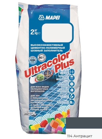  Ultracolor Plus ULTRACOLOR PLUS 114 Антрацит (2 кг) б/х