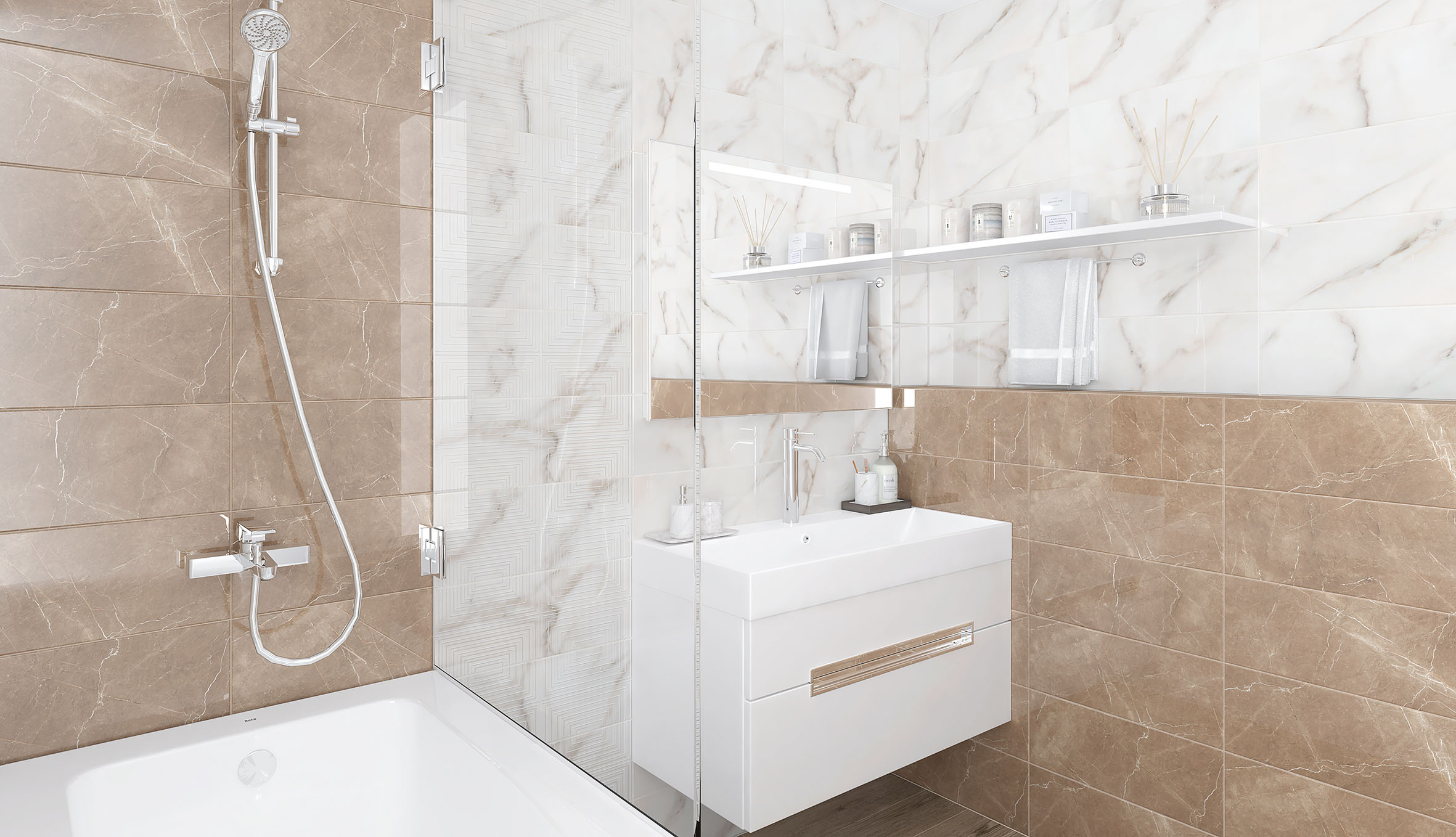 На пол Ivory Magnolia Бежевый - фото 6