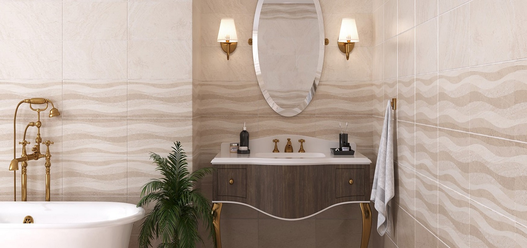 261061 Бордюр Рио Бежевый листья - фото 2