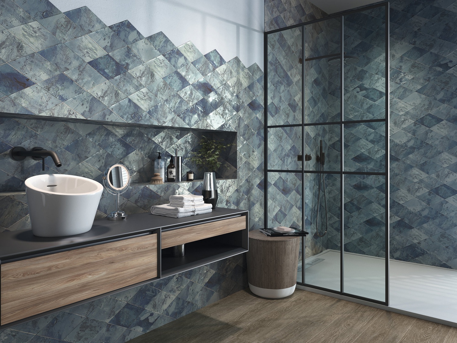 A034381  На стену Snap Rombo Cinder - фото 13