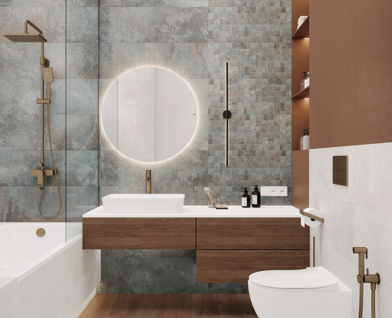 LPD2MSA003BR Декор Betone Grey матовый 30х30 - фото 4