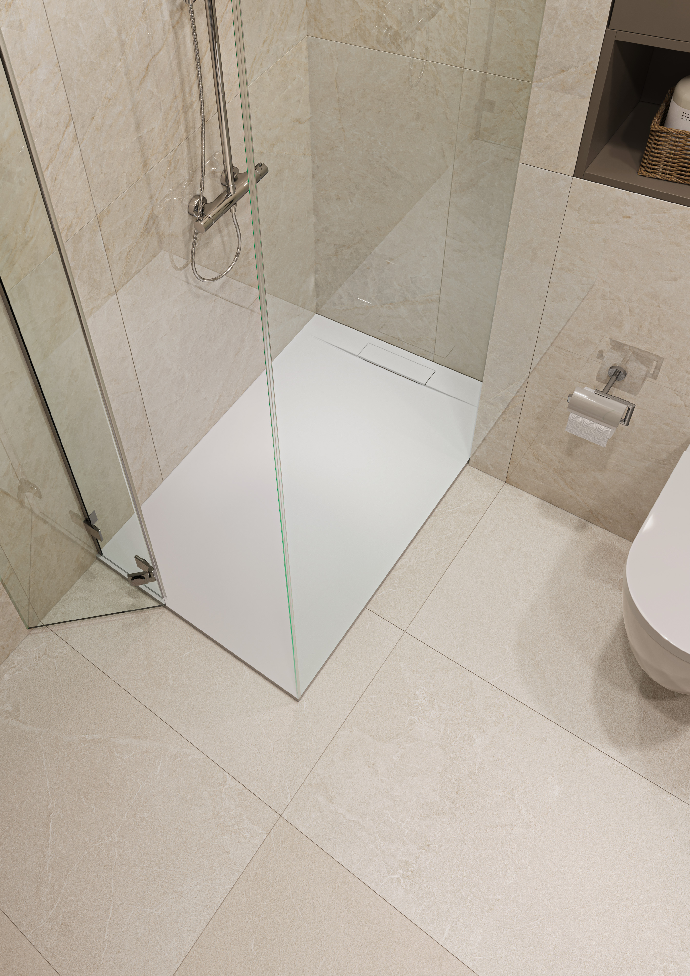 На пол Silk Basaltina Bianco Matt 60x120 - фото 10