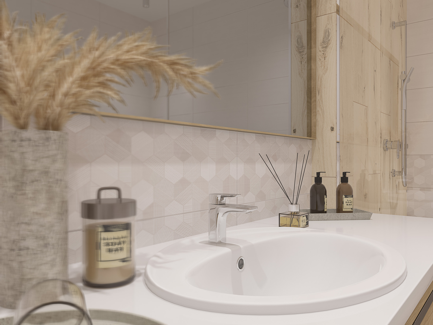 C-SW4M012D На пол Sandwood Бежевый 18.5x59.8 - фото 31