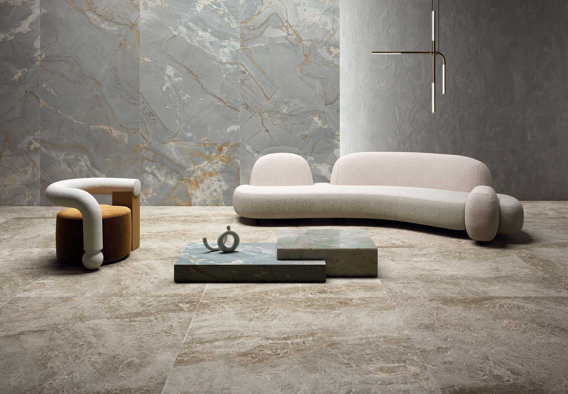 На пол Magna Blue Blue Nat. 6mm 120x260 - фото 2