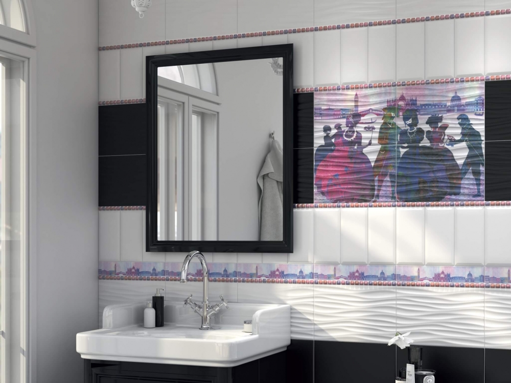 AD/A333/6x/2926 На стену Карнавал в Венеции Белое (6 частей) 2926 - фото 2