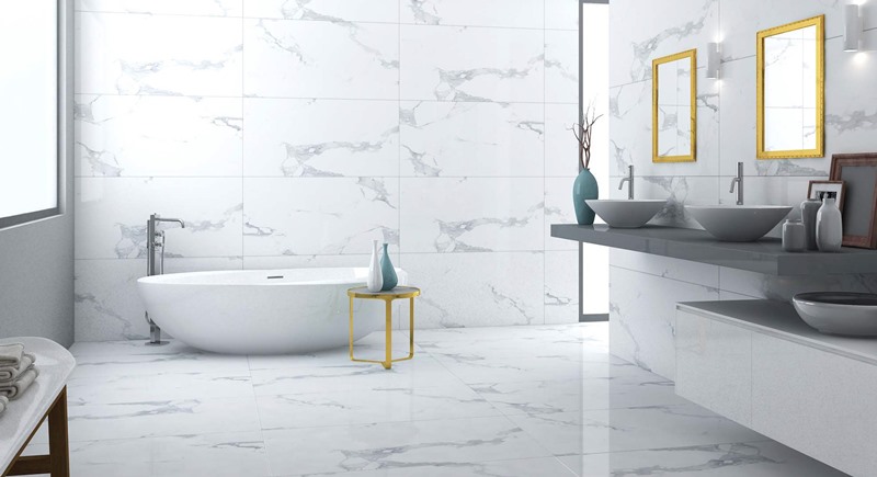 892101 На пол Polished Radial Statuario - фото 3