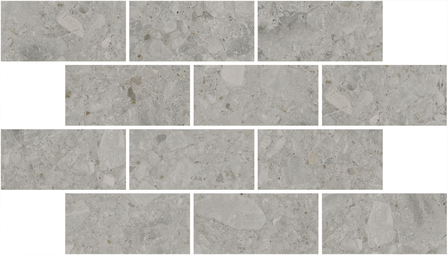 DD606020/MM Декор Чеппо ди Гре Мозаичный серый матовый обрезной 34.6x20x0.9