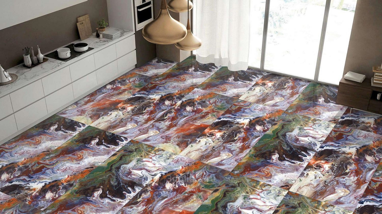 На пол Splater Wave Nebula - фото 2