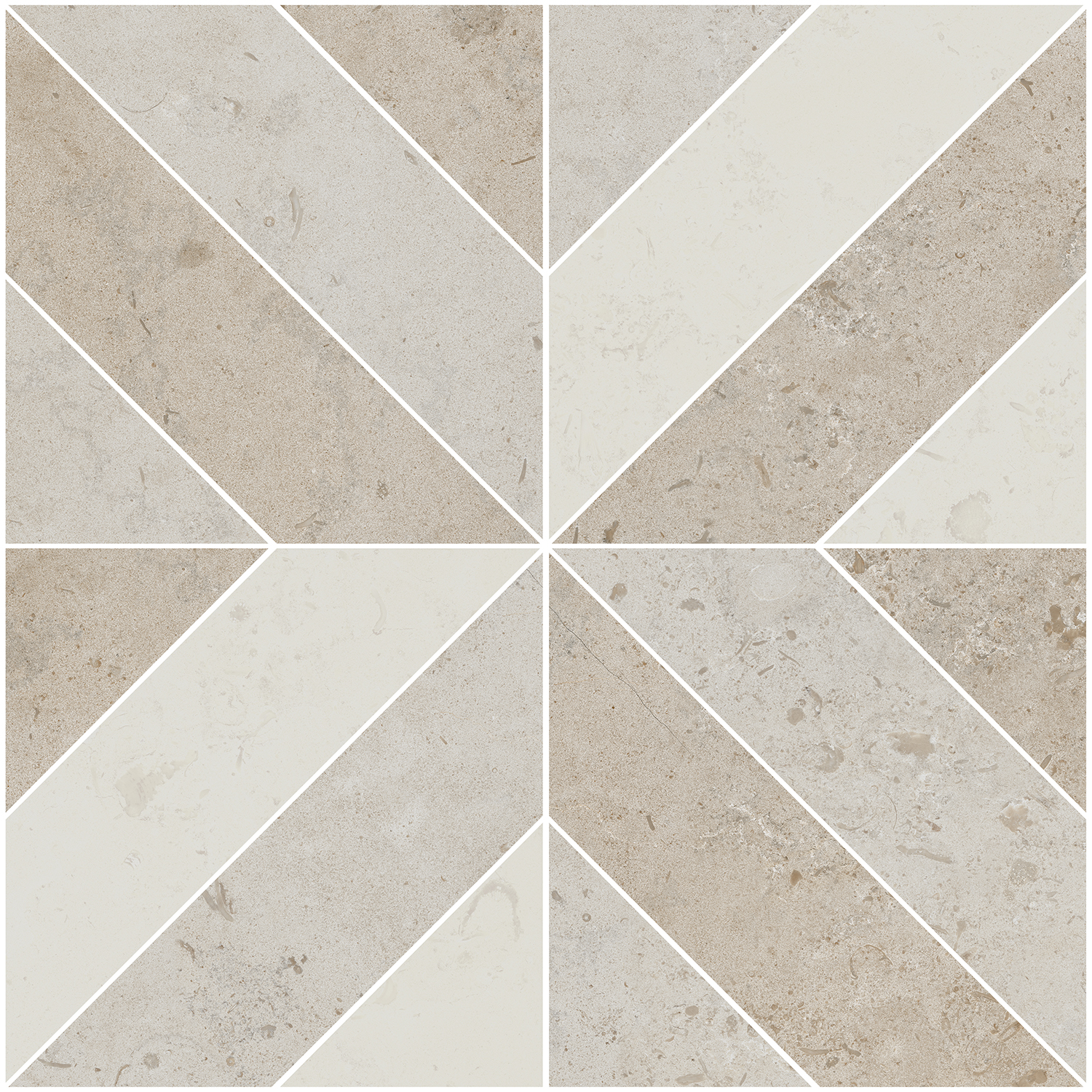 ID125 Декор Про Лаймстоун Про Лаймстоун Бежевый Матовый 60х60 - фото 5