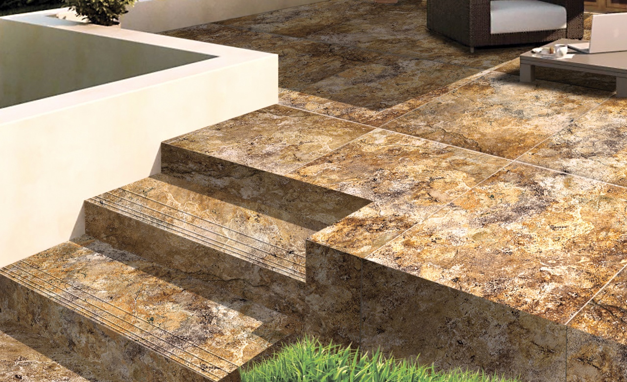 GSR0072 На пол Savage Коричневый светлый граниль 600х600х10 - фото 9