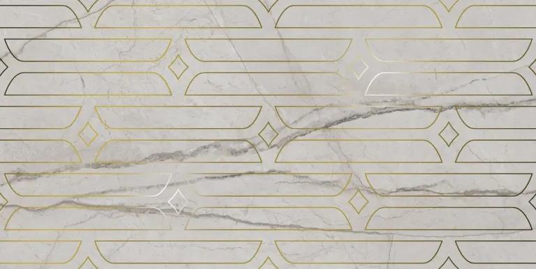 KMD3STA029BR Декор Ифран Серый светлый глянцевый обрезной 60x119.5x0.9