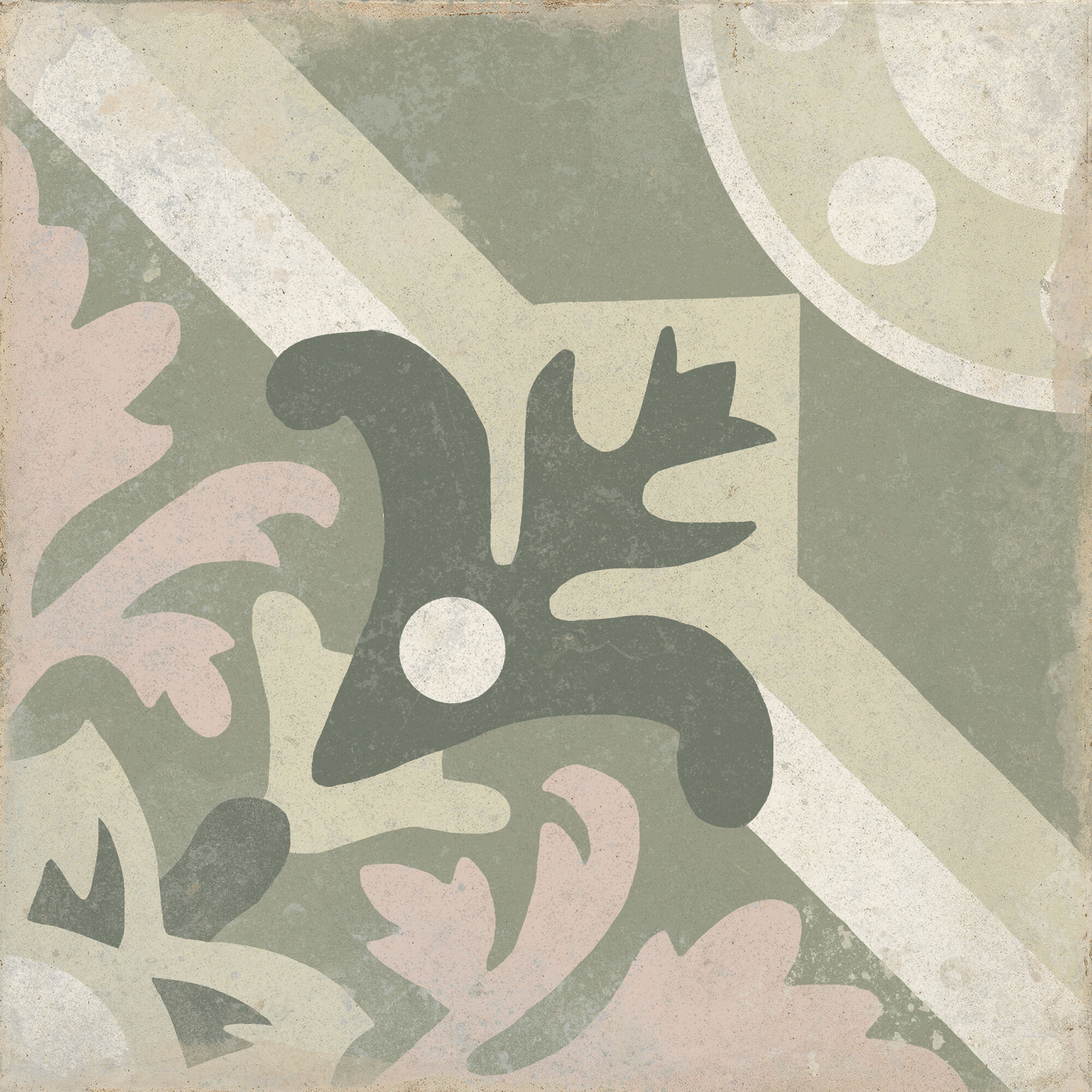 41560 На пол Fs 1827 Sage 22.3x22.3x0.9