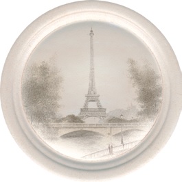 OBD001 Декор Сорбонна Ins. Беж Башня 16х16