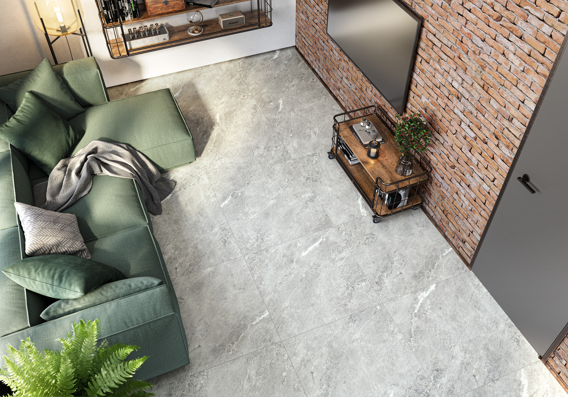 60120AJA15M На пол Ajax Gray матовый карвинг 600x1200x7 - фото 9