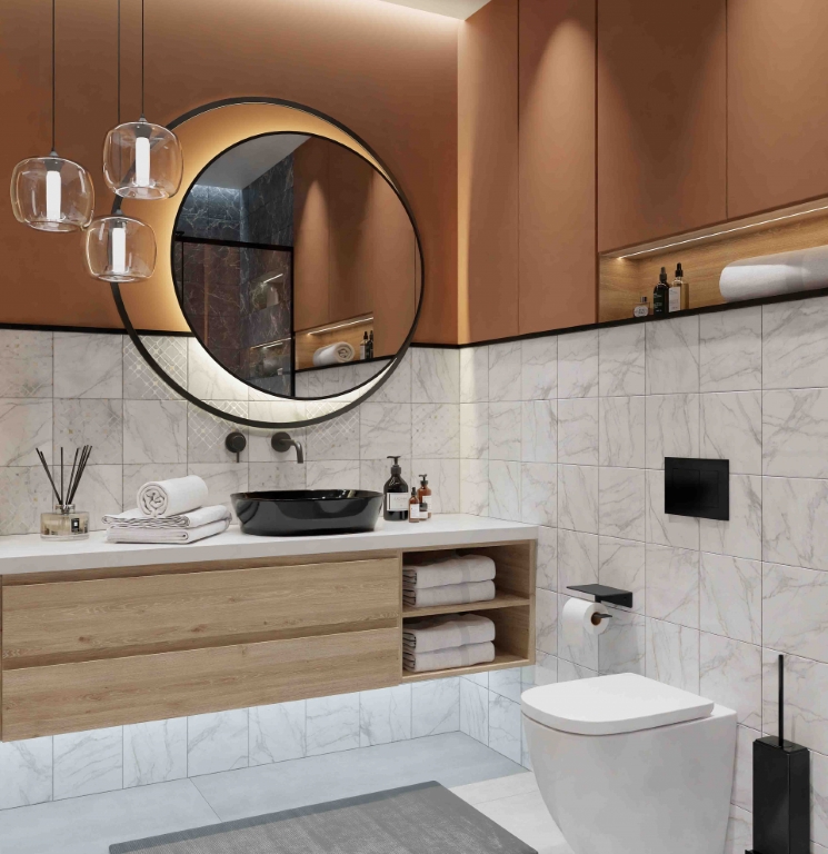 На стену Сага Темно-серая 200х200 - фото 2