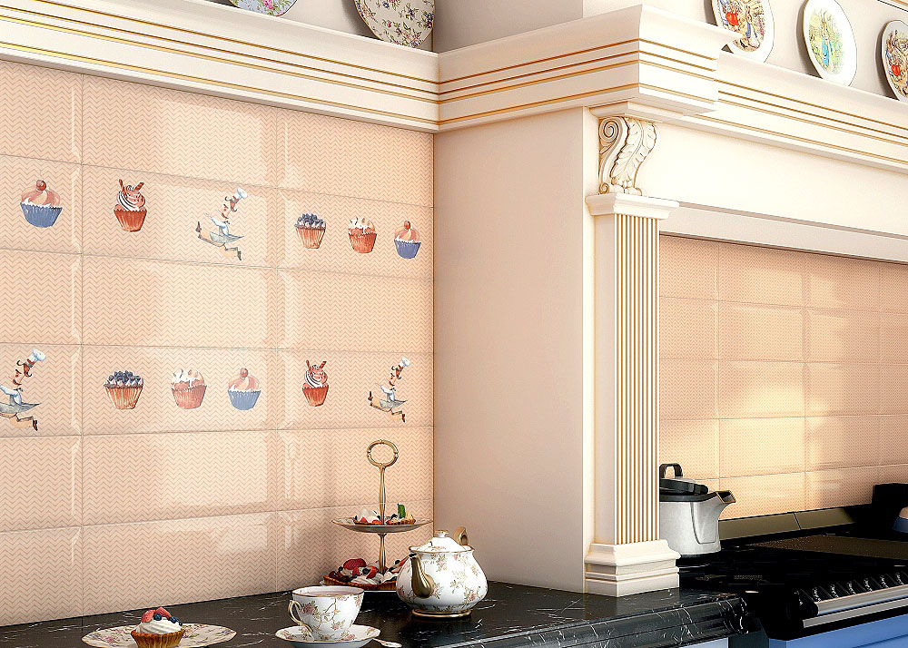 154 Бордюр Маффин Светло-желтый 20x1.5 - фото 2