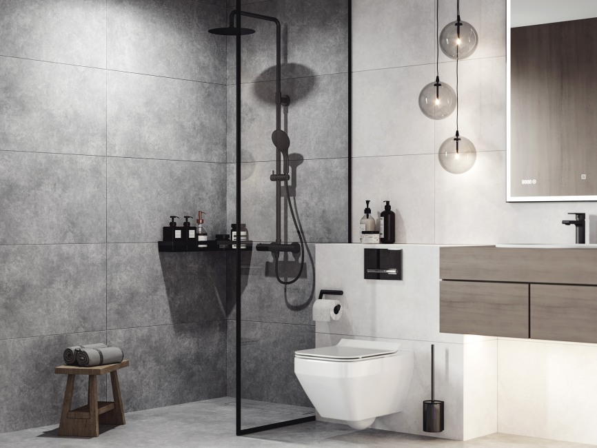 16667 На пол Ideal Серый Ректификат 89.8x44.8 - фото 12