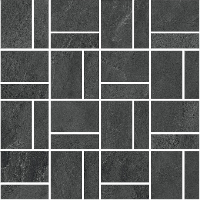 T021/DD2039 Декор Про слейт Антрацит мозаичный