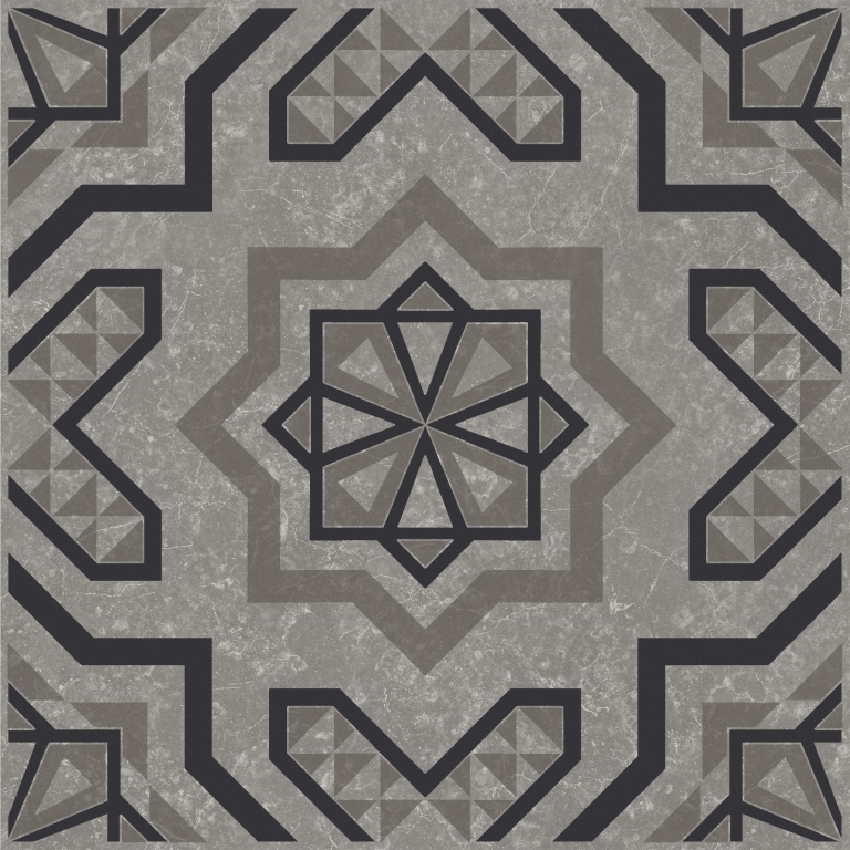 KMD3STA048GN Декор Касабланка Серый матовый 20x20x0.8 - фото 4