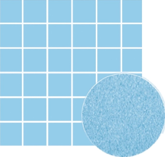 80061.3 На пол Porcelain Mosaic Light Blue Antislip 5x5 30x30 - фото 2