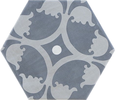 15-292-418-1913 Декор Lambeth-Sloane Hex Sloane Cement Mix Матовый - фото 9