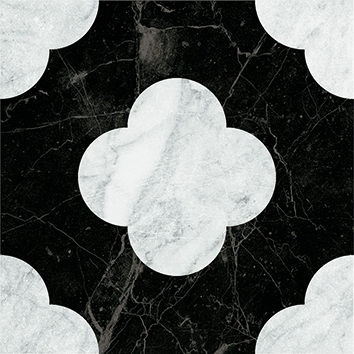 4101200 На пол Dandy Pin Black White 18.6x18.6 - фото 35