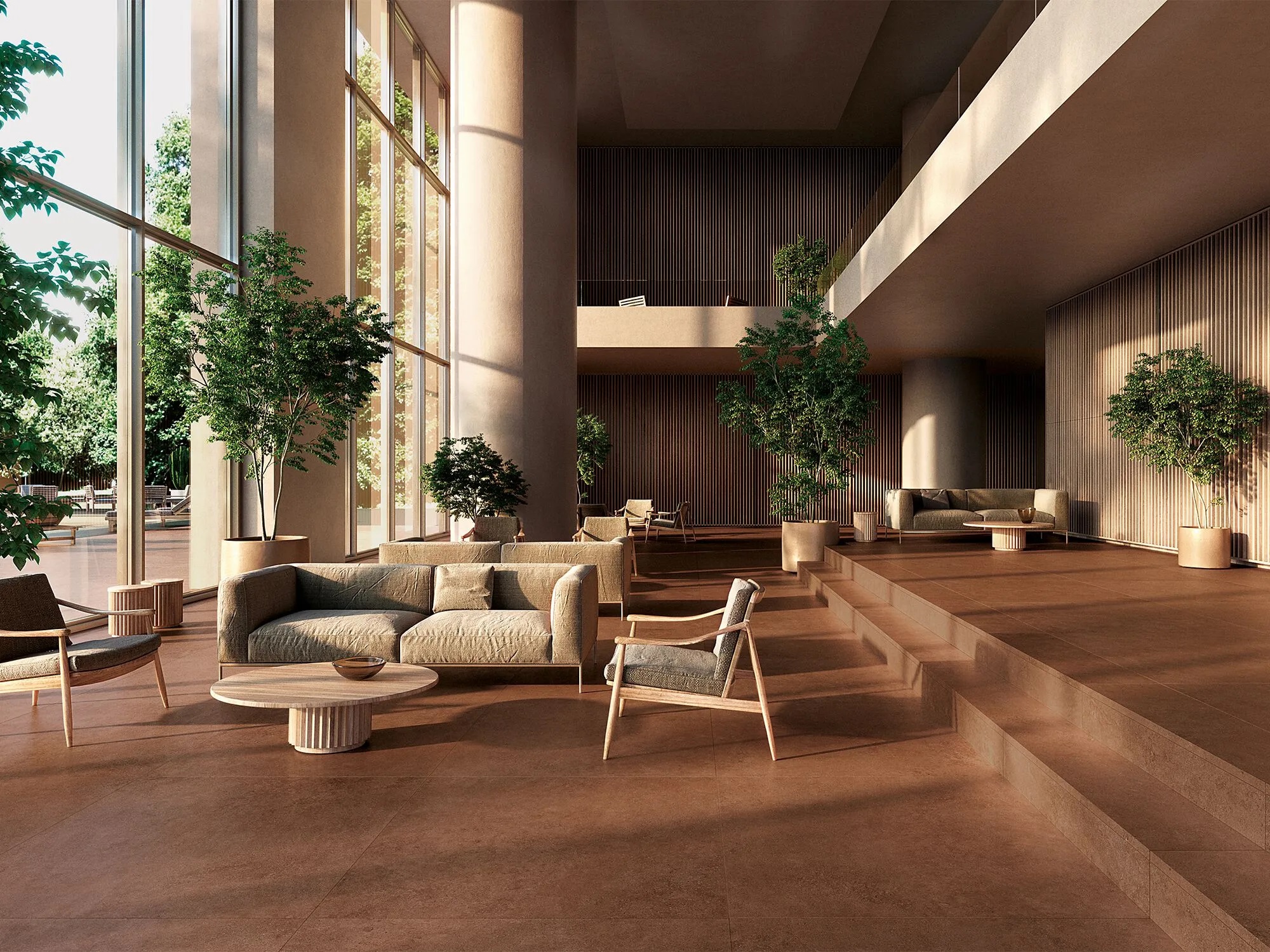 Ступень Essenza Фронтальная С-3 ML Rust 33x33 - фото 6