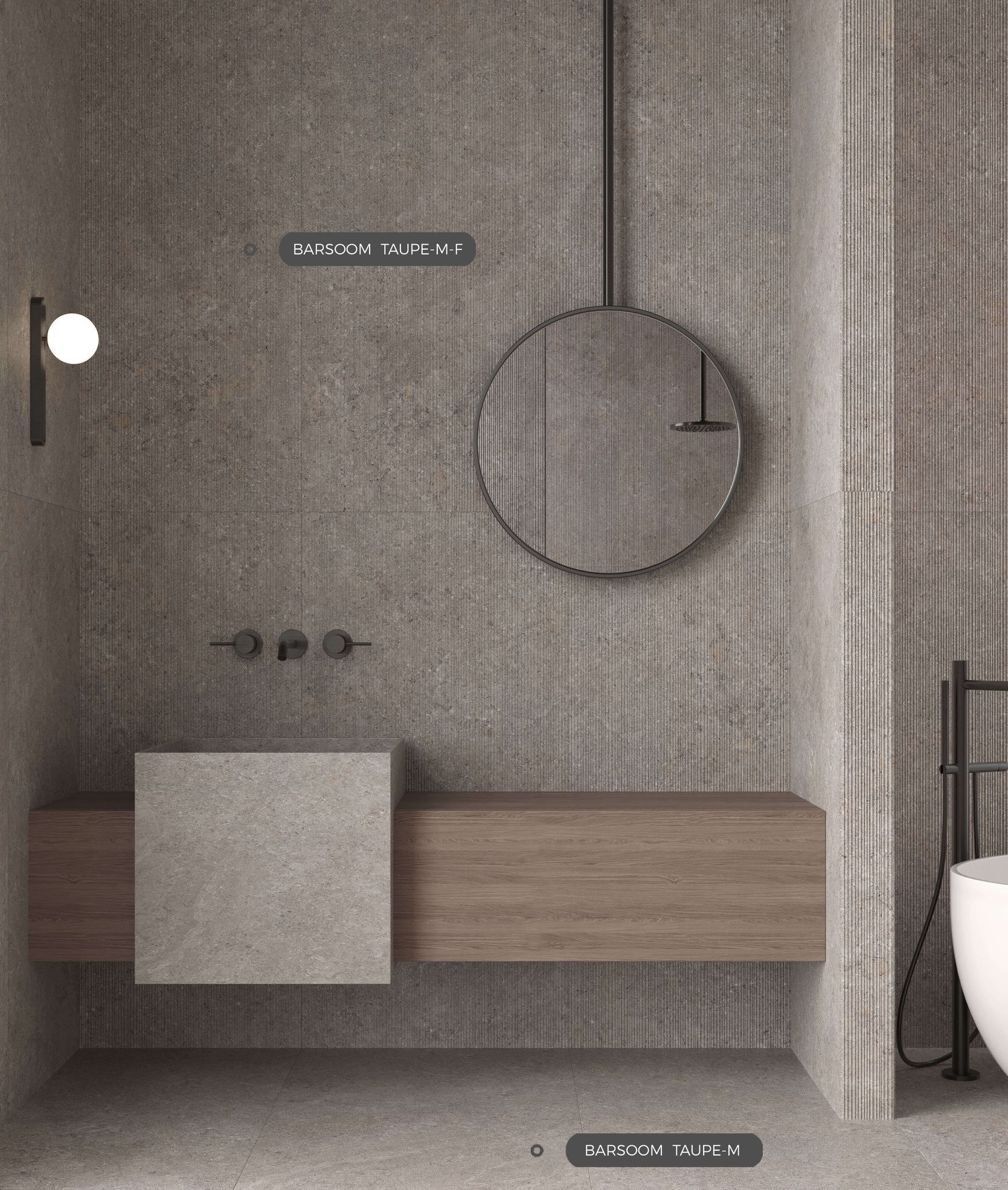 На пол Barsoom Nero M 60x120 - фото 5